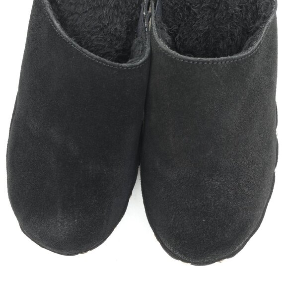 Rag & Co Tulley Suede Leather Mules Clogs Women US6 EU37 Black - Picture 13 of 17